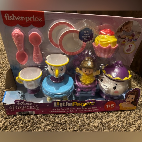 Fisher-Price Other - Fisher-Price Little People Disney Princess Time for Tea with Belle playset.